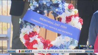 Family and friends gather at Bakersfield National Cemetery