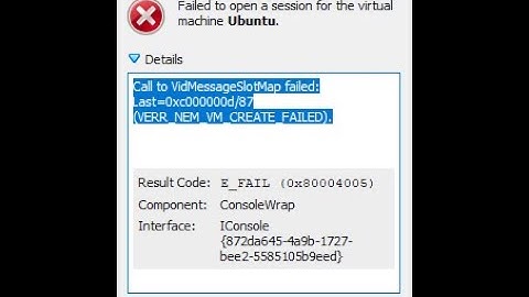 Cara mengatasi  ERROR_SUCCESS (Last=0xc000000d/87) di VirtualBox