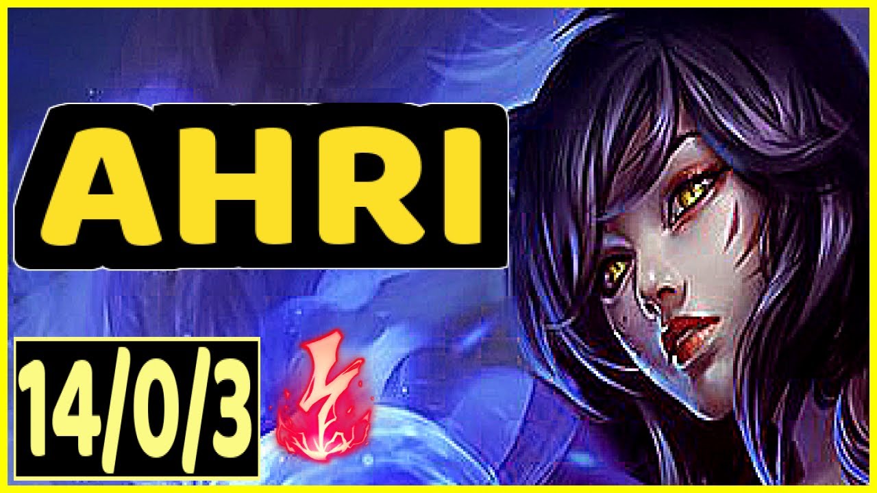AHRI VS AURORA - 14/0/3 KDA MID GAMEPLAY