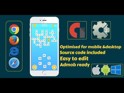 Word Cross Construct 2 3 Game Template
