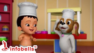 చిట్టి లిటిల్ కిచెన్ - Playing with Kitchen Toys | Telugu Rhymes and Kids Shows | Infobells