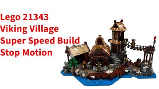 Lego 21343 - Viking Village Speed Build Stop Motion