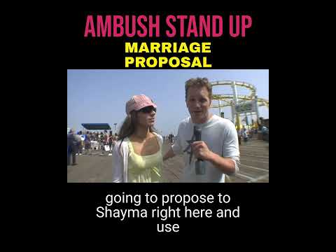 Ambush Stand Up-Marriage Proposal
