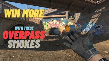 Overpass - Essential Smokes You Must Learn #cs2 #cs2overpass #cs2smokes #cs2lineups #counterstrike