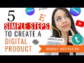 5 Simple steps to create your first digital product and ACTUALLY make an INCOME!
