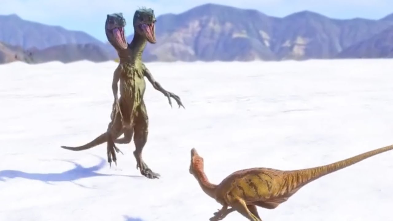 Khủng Long Raptor 2 Đầu Nhỏ Nhưng Mạnh Đại Chiến Trong Cuộc Sống Sinh ...