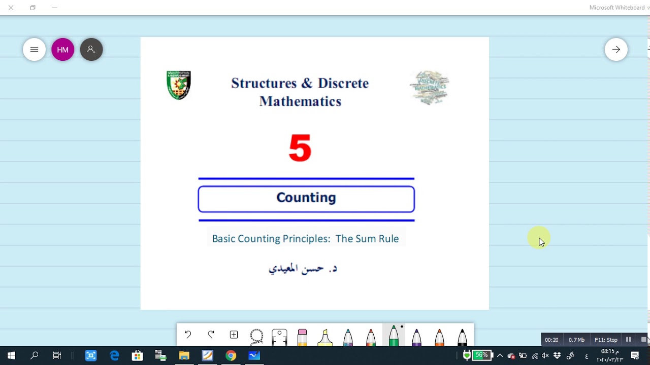 Discrete MathematicsLecture 02Part 1Counting YouTube