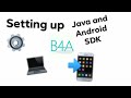 B4A(Setting up JDK and Android SDK)