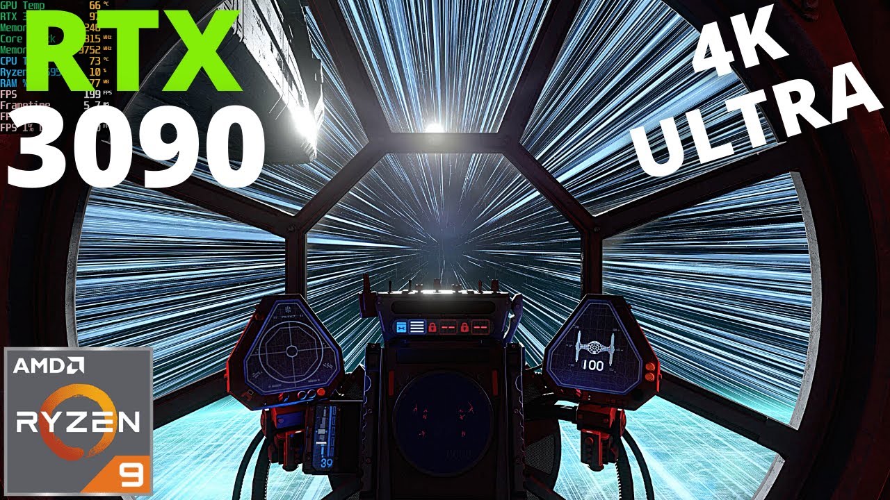 Star Wars Squadrons: RTX 3090 + Ryzen 9 5950X | 4K Gameplay | Max ...