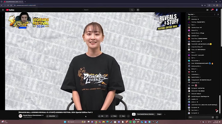 I watch [DRAGON BALL LEGENDS REVEALS ＆ STUFF] LEGENDS FESTIVAL 2024 Special Edition Part 2