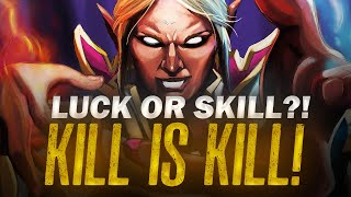 Luck or Skill?! Kill is Kill! (The Art of Dota 2)
