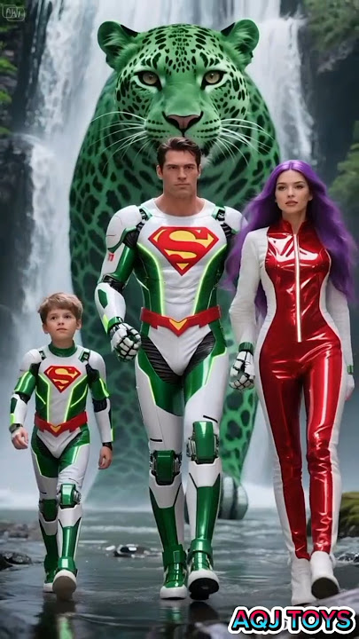 Superman With Leopard And Thor With Rhinoceros #marveltoys #superhero #spiderman #superman