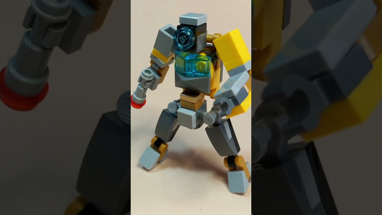 I built this Lego mini robot 2  