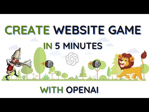 Build a Game Website in Minutes with OpenAI Codex and JavaScript | ChatGPT | OpenAI