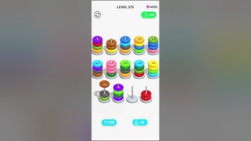 Color Hoop Stack - level 375