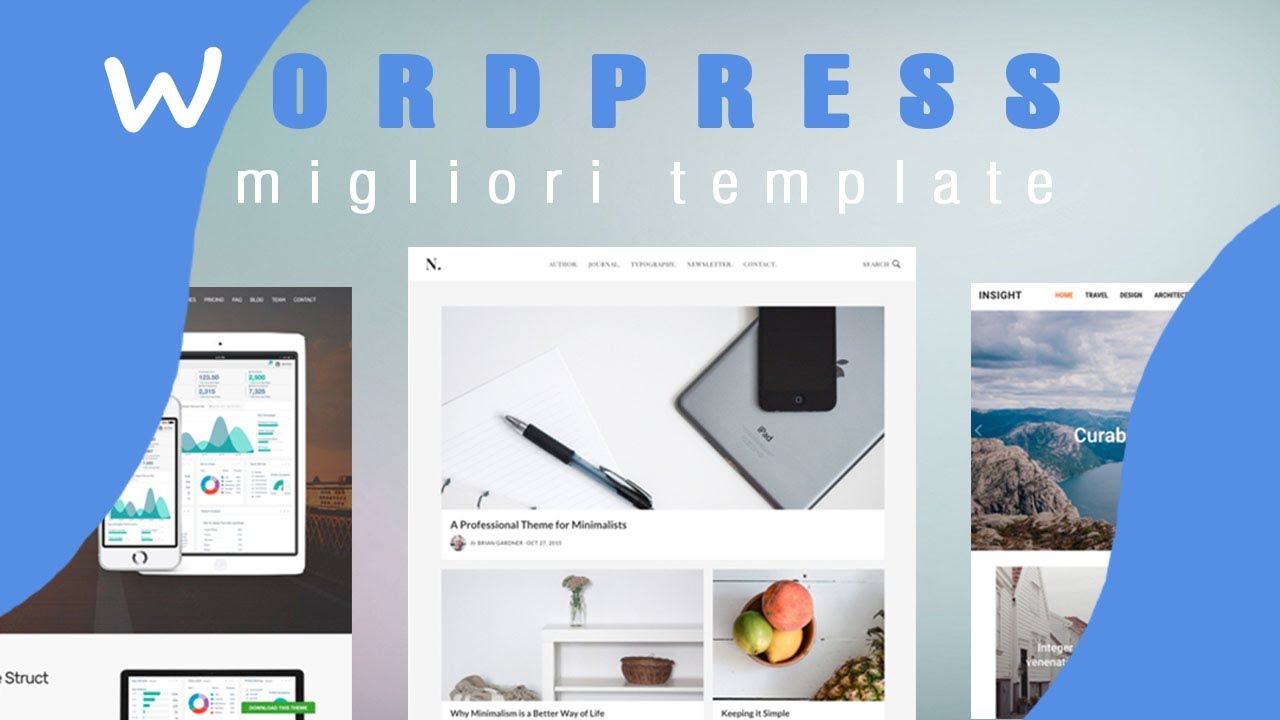 Miglior Template Wordpress: Tutti i Migliori Temi - YouTube