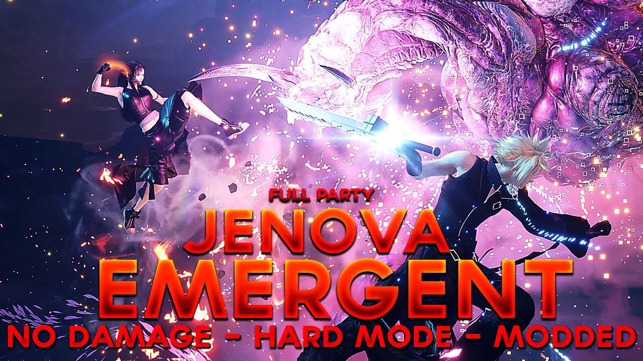 FF7 Rebirth PC - Jenova Emergent - Full Party No Damage - MODDED (5X Enemy HP, Fast ATB and more!)