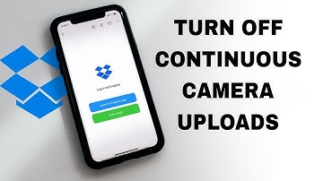 How To Turn Off Continuous Camera Uploads On Dropbox App