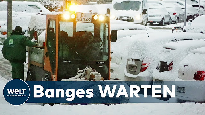 WARTEN AUF WINTER-CHAOS: Heftiger Schneefall und Glatteis in weiten Teilen Norddeutschlands erwartet
