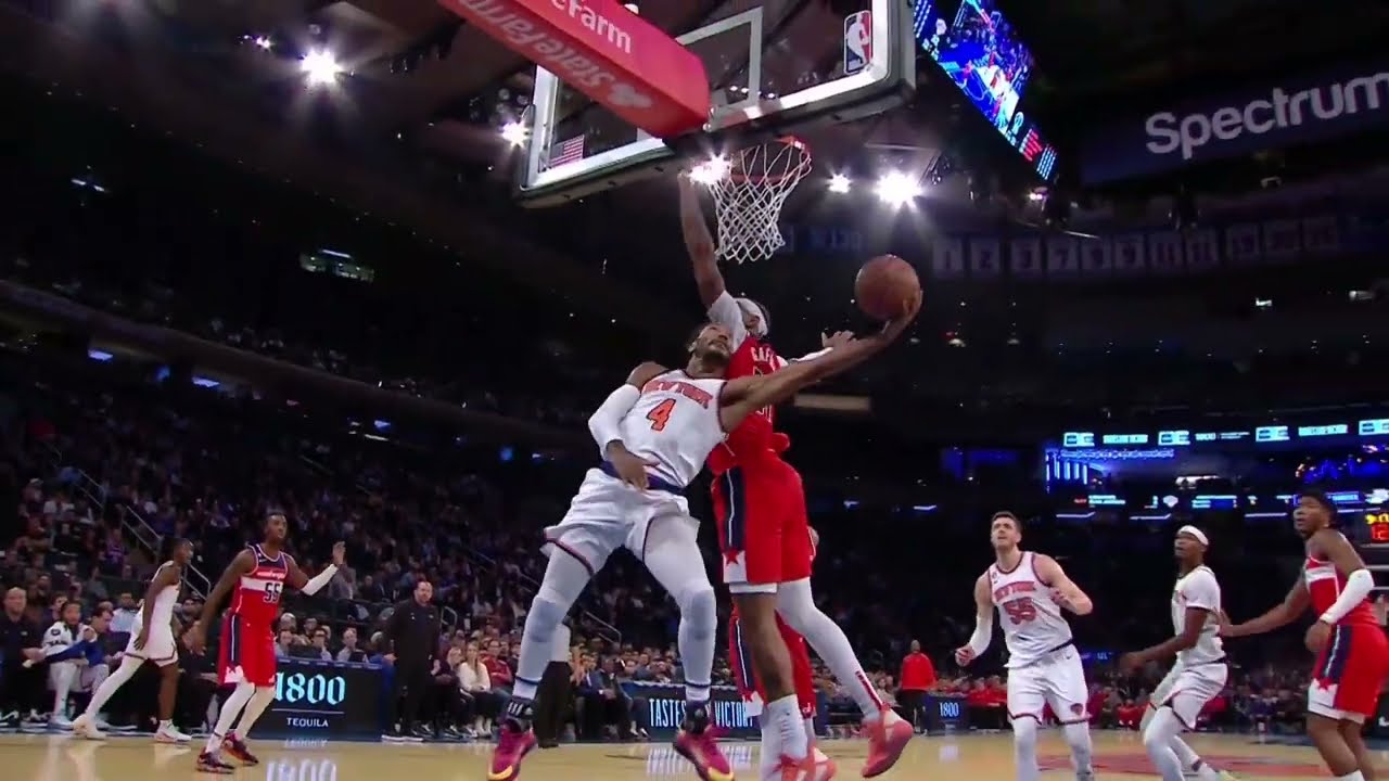 Derek Rose Reverse Layup Knicks Vs Wizards Full Game Highlights 