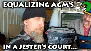 How To EQUALIZE AGM Batteries In Your RV With A Schumacher Charger At Our Texas Van Build!