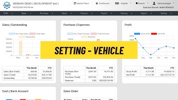 (华语) Setting - Vehicle (Webmax ERP System) (V3)