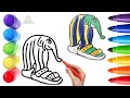 How To Draw cute Lirili Larila Drawing, Painting &amp; Coloring For Kids and Toddlers_🌈🎨