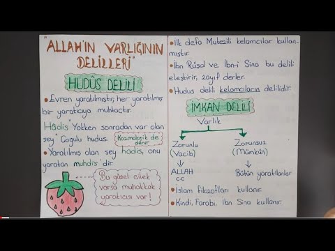 ALLAH'IN VARLIĞININ DELİLLERİ (DHBT-DİKAB)