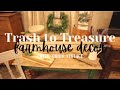 Trash to Treasure Farmhouse Decor | French Country DIY projects for resale | Flipping furniture