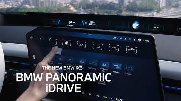 BMW Panoramic iDrive Widgets | The New BMW iX3