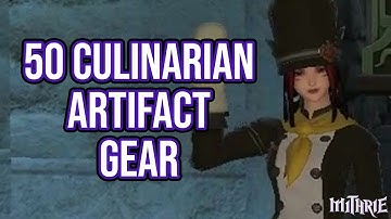 FFXIV 2.0 0088 Culinarian Quest Level 50 + Artifact Gear