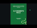 Cramer's Rule (by Microsoft Excel) - Calub_BSCE2B