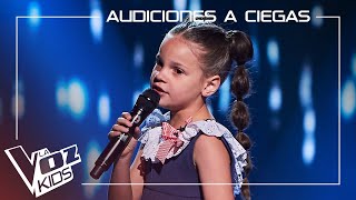 Daniela González - 'La gata bajo la lluvia' | Blind auditions | The Voice Kids Spain 2024