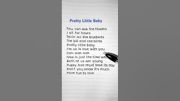 Thumbnail of CONNIE FRANCIS - PRETTY LITTLE BABY 💙#lyrics #song #trending #conniefrancis #prettylittlebaby