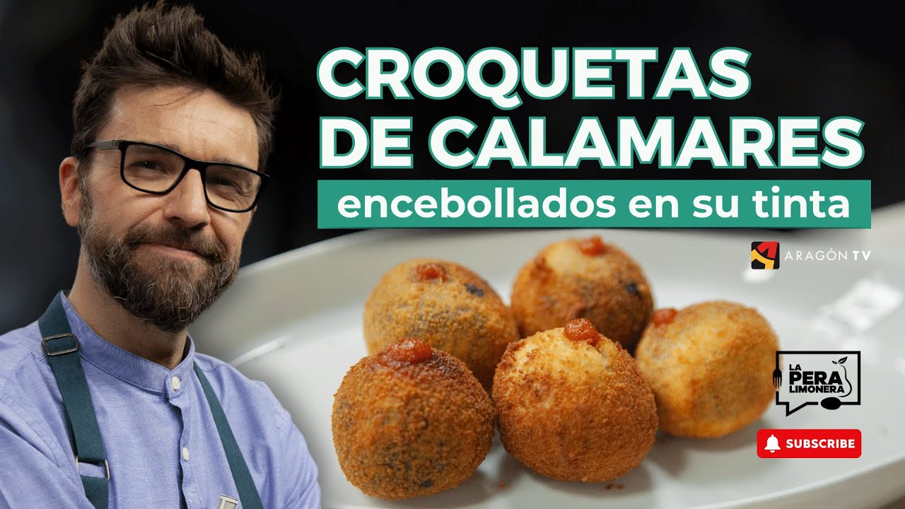 🦑🍴 Croquetas de Calamares en su Tinta: Una Explosión de Sabor a Mar en Cada Bocado 🌊😋