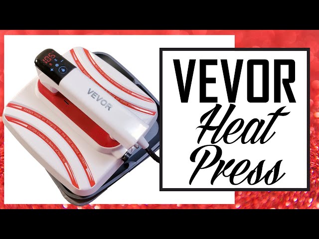 Portable Heat Press 12x10 Inch 2 in 1 Easy Press 800W Mini Heat Press with  Hat