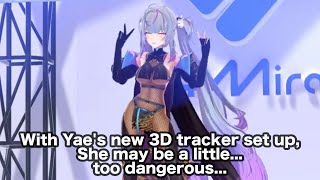 With Yae's new 3D tracker set up, she may be a little... too dangerous...