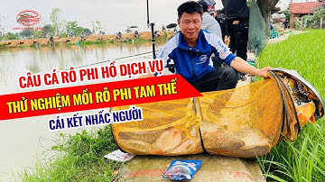 Câu cá rô phi hồ dịch vụ - Thử nghiệm mồi rô phi tam thế và cái kết nhấc người