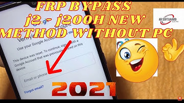 Samsung Galaxy J2 Bypass Frp/Remove Google Account Lock New Method without PC 2025
