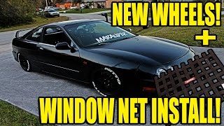 NEW WHEELS! + WINDOW NET INSTALL [HOW-TO]