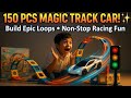 150 PCS Magnetic Building Block Track Car | K.I.AL Toy Unboxing &amp; Demo