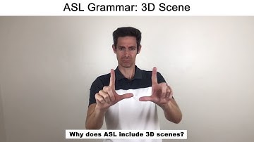 ASL Grammar: 3D Scene