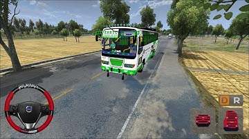 KSRTC EXPRESS BUS - Beutiful Road Trip Driving - Bus Game - Bus Simulator Indonesia Gameplay 
