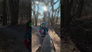 #shorts #mtbtrail #weehoo #weehooigo #mtbtrailer #kidstrailer #cyclingkids #mtbkids #gravelwithkids