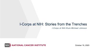I-Corps at NIH: Stories from the Trenches