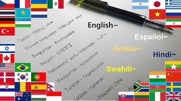 Fountain pen ASMR | Let