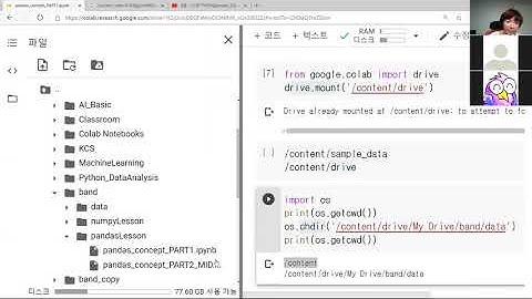 [PYTHON][pandas-live1] 상대경로이해, csv파일열어 DataFrame읽기, DataFrame 구성요소