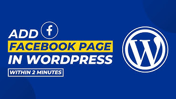 How To Add Facebook Page In Wordpress Website [Easily]