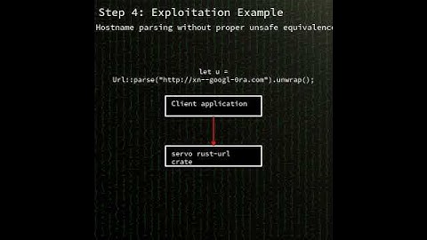 rust-url: Improper validation of unsafe equivalence in punycode in the ...(CVE-2024-12224) #shorts