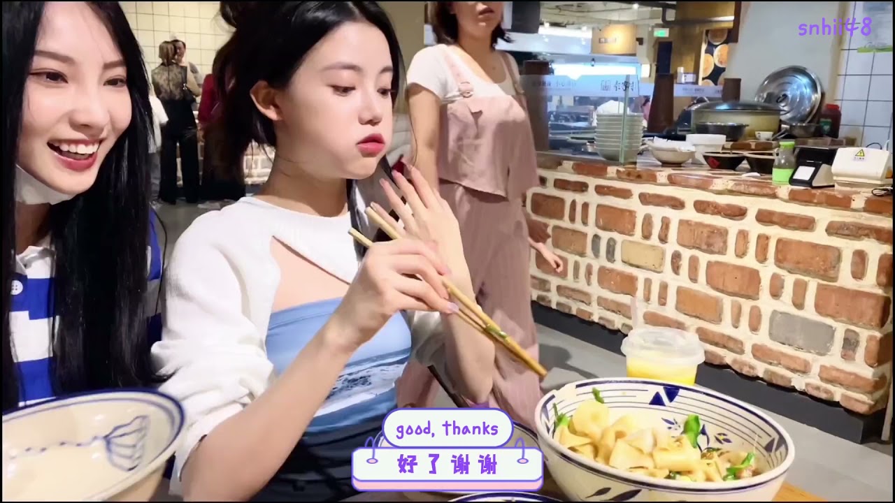 [ENGSUB] 211106 SNH48 Sun Zhenni Vlog | MV Filming in Xi'an | BiangBiang Noodles | Gomoku Genius
